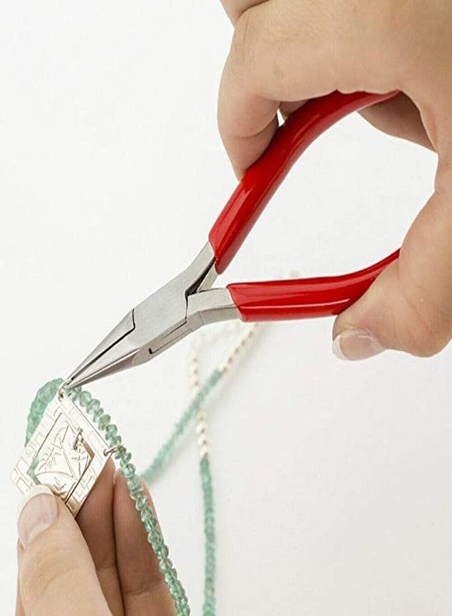 ATAR Plier For Wire Wrapping || Jewelry Making Plas Player Tool || Long Pin Nose Pliers Jewelry Pakad Tool || Size - 5 Inch (Colour of grip may vary) - Image 3